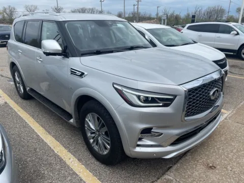 Silver 2020 INFINITI QX80 LUXE for sale in Holland, MI