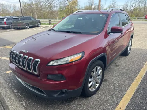 Red 2016 Jeep Cherokee Limited for sale in Holland, MI