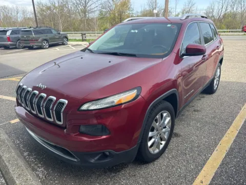 Red 2016 Jeep Cherokee Limited for sale in Holland, MI
