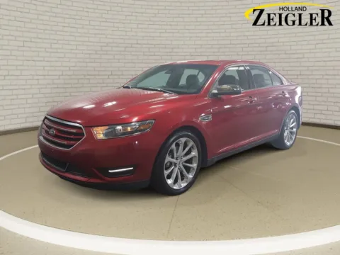 Red 2018 Ford Taurus Limited for sale in Holland, MI