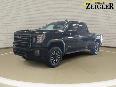 Black 2021 GMC Sierra 2500HD AT4 for sale in Holland, MI