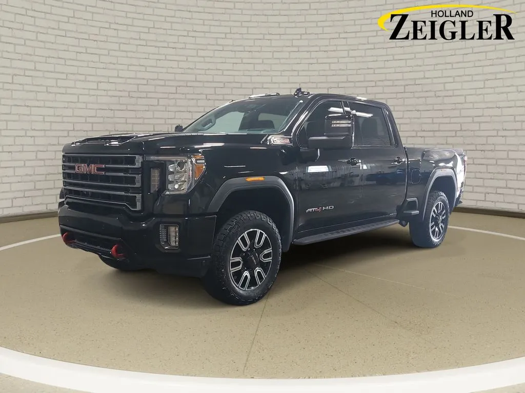 Black 2021 GMC Sierra 2500HD AT4 for sale in Holland, MI