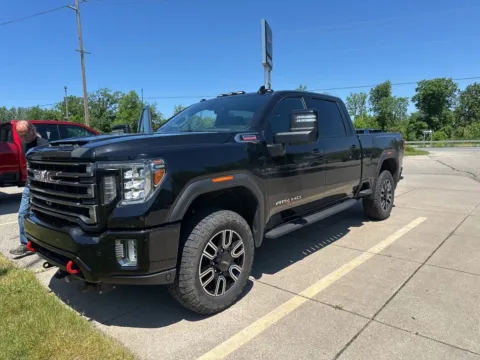 Black 2021 GMC Sierra 2500HD AT4 for sale in Holland, MI