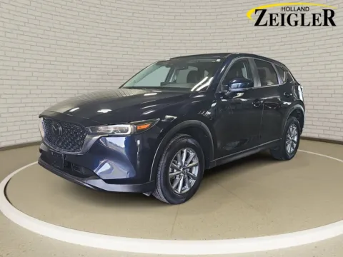 Blue 2022 Mazda CX-5 2.5 S Preferred Package for sale in Holland, MI