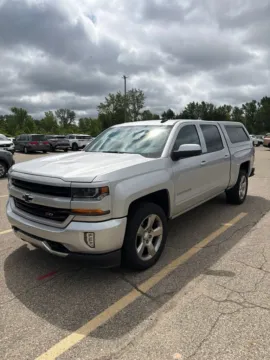 Silver 2018 Chevrolet Silverado 1500 LT for sale in Holland, MI