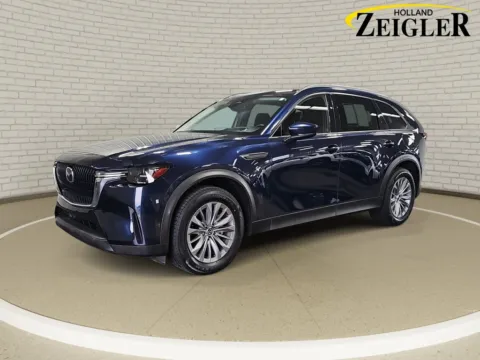 Blue 2024 Mazda CX-90 3.3 Turbo Preferred Plus for sale in Holland, MI