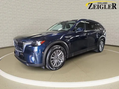 Blue 2024 Mazda CX-90 PHEV Preferred for sale in Holland, MI