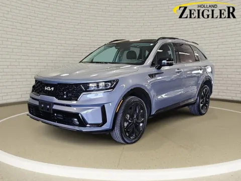 Silver 2023 Kia Sorento SX for sale in Holland, MI