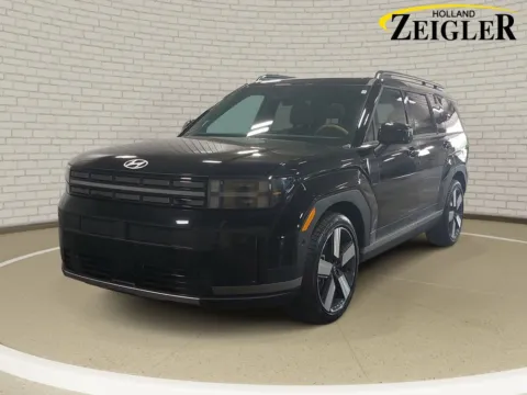Black 2026 Hyundai Santa Fe Hybrid Limited for sale in Holland, MI