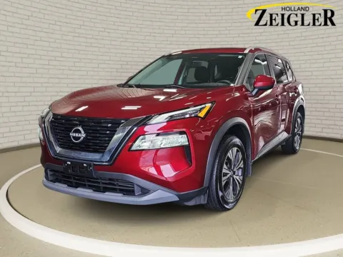 Red 2023 Nissan Rogue SV for sale in Holland, MI