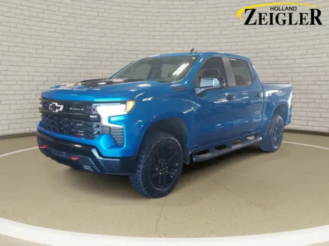 Blue 2024 Chevrolet Silverado 1500 LT Trail Boss for sale in Holland, MI