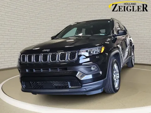 Black 2024 Jeep Compass Latitude Lux for sale in Holland, MI