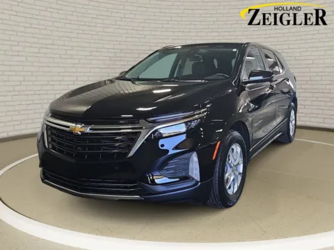 Black 2022 Chevrolet Equinox LT for sale in Holland, MI