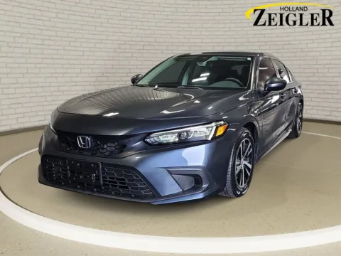 Gray 2023 Honda Civic LX for sale in Holland, MI