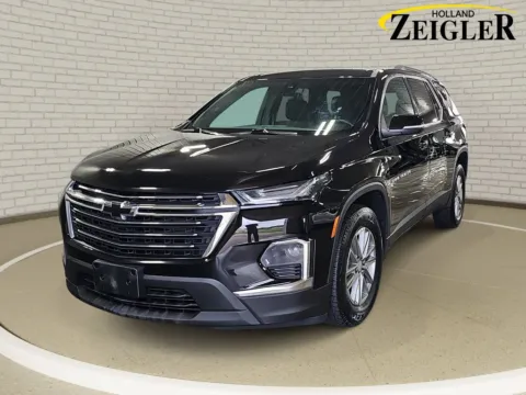 Black 2023 Chevrolet Traverse LT for sale in Holland, MI