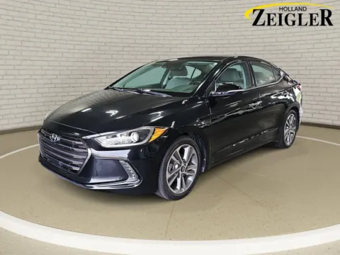 Black 2017 Hyundai Elantra Limited for sale in Holland, MI