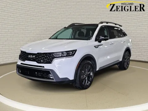 White 2023 Kia Sorento X-Line SX Prestige for sale in Holland, MI