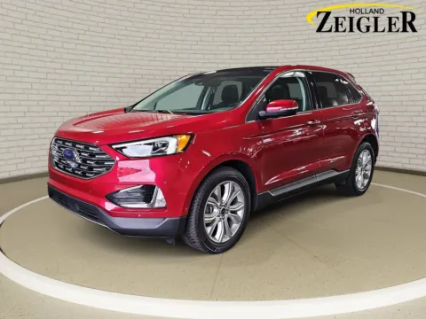Red 2020 Ford Edge Titanium for sale in Holland, MI