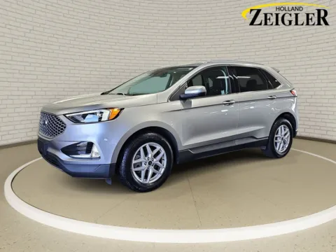Silver 2024 Ford Edge SEL for sale in Holland, MI