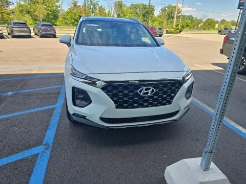 White 2020 Hyundai Santa Fe Limited for sale in Holland, MI