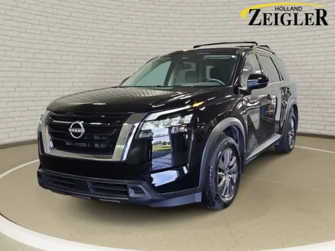 Black 2025 Nissan Pathfinder SV for sale in Holland, MI