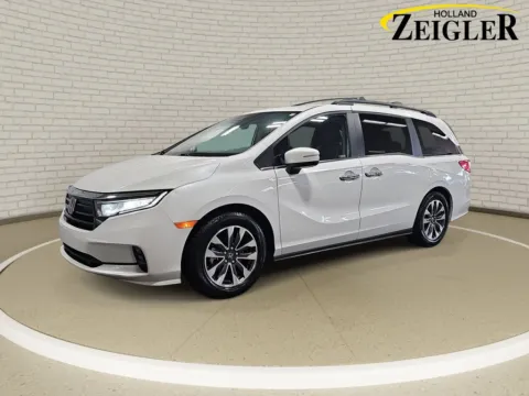 White 2021 Honda Odyssey EX-L for sale in Holland, MI