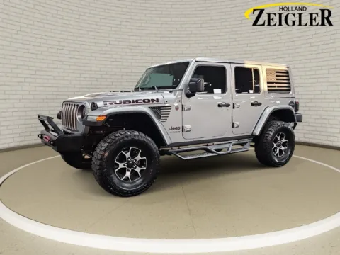 Silver 2018 Jeep Wrangler Unlimited Rubicon for sale in Holland, MI