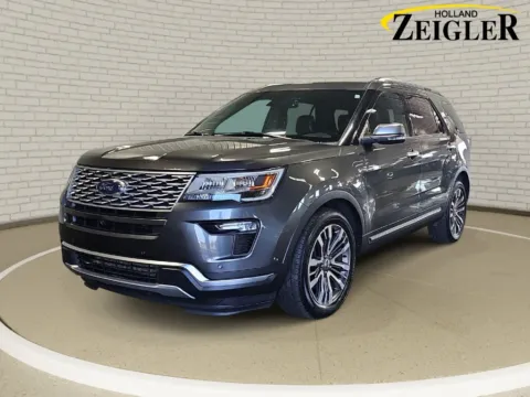 Gray 2018 Ford Explorer Platinum for sale in Holland, MI