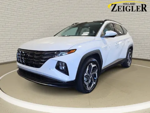 White 2024 Hyundai Tucson Limited for sale in Holland, MI