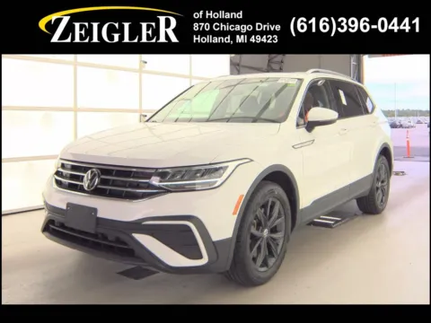 White 2022 Volkswagen Tiguan 2.0T SE for sale in Holland, MI