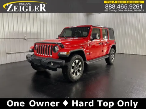 Red 2021 Jeep Wrangler Unlimited Sahara for sale in Holland, MI
