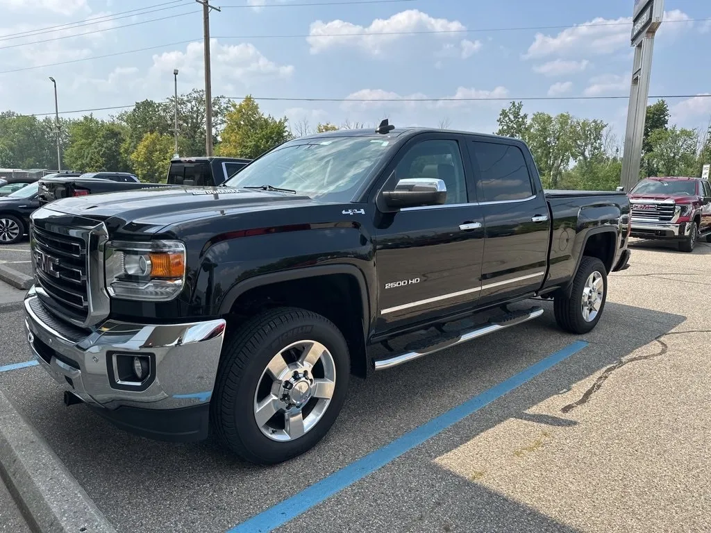 Black 2016 GMC Sierra 2500HD SLT for sale in Holland, MI