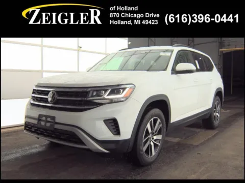 White 2022 Volkswagen Atlas 2.0T SE for sale in Holland, MI