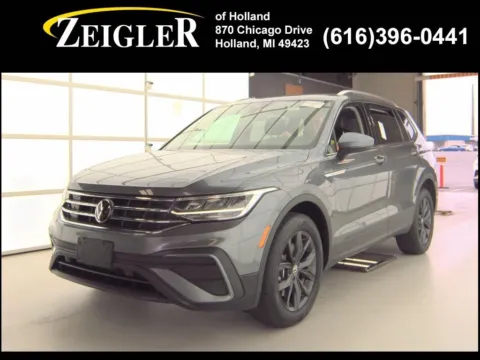 Gray 2022 Volkswagen Tiguan 2.0T SE for sale in Holland, MI