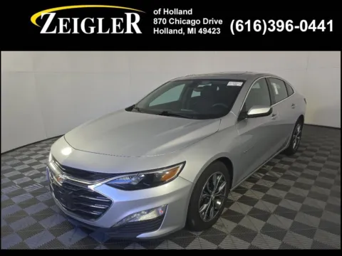 Silver 2022 Chevrolet Malibu LT for sale in Holland, MI