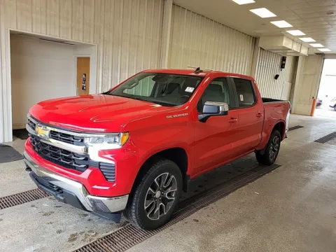 Red 2022 Chevrolet Silverado 1500 LT for sale in Holland, MI