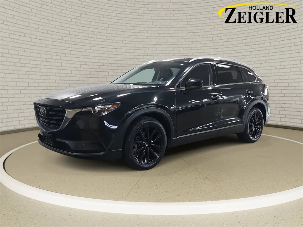 Black 2022 Mazda CX-9 Touring Plus for sale in Holland, MI