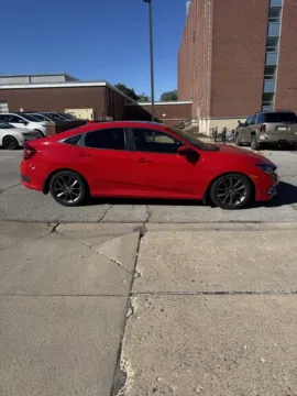 Red 2019 Honda Civic EX for sale in Holland, MI