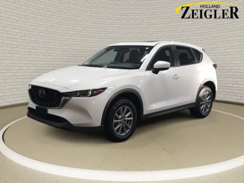 White 2022 Mazda CX-5 2.5 S Preferred Package for sale in Holland, MI