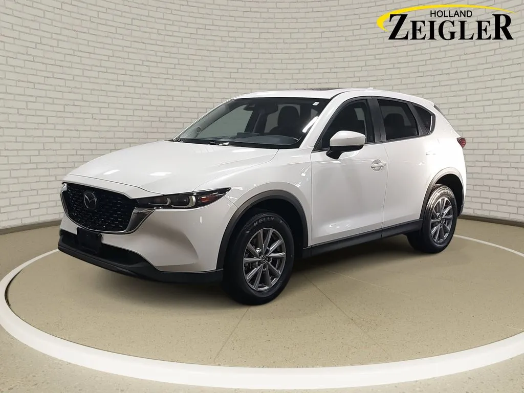 White 2022 Mazda CX-5 2.5 S Preferred Package for sale in Holland, MI