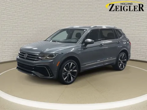 Gray 2022 Volkswagen Tiguan 2.0T SEL R-Line for sale in Holland, MI
