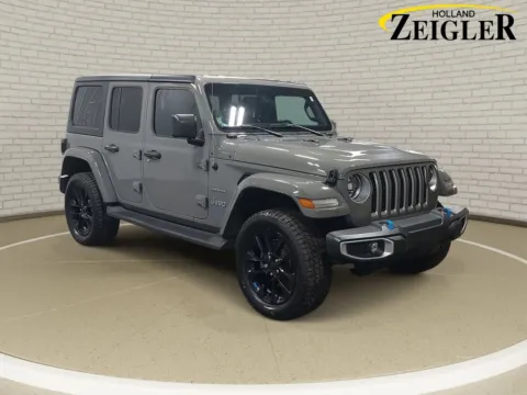 Another view of 2023 Jeep Wrangler Sahara 4xe for sale in Holland, MI at Zeigler Hyundai of Holland