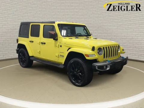 Another view of 2023 Jeep Wrangler Sahara 4xe for sale in Holland, MI at Zeigler Hyundai of Holland