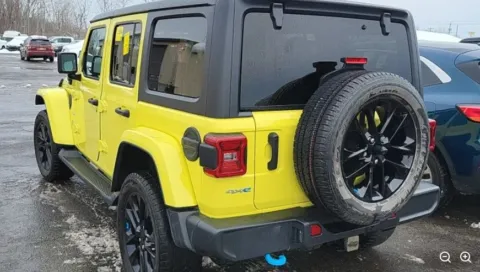 Another view of 2023 Jeep Wrangler Sahara 4xe for sale in Holland, MI at Zeigler Hyundai of Holland