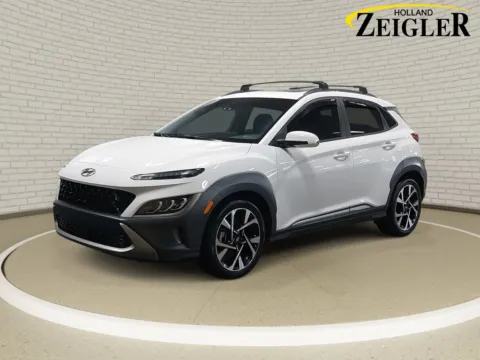 White 2022 Hyundai Kona Limited for sale in Holland, MI