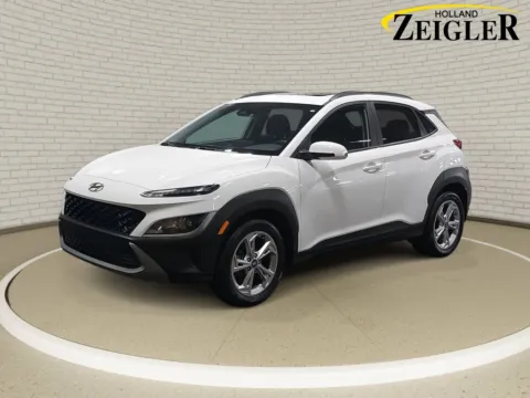 White 2023 Hyundai Kona SEL for sale in Holland, MI