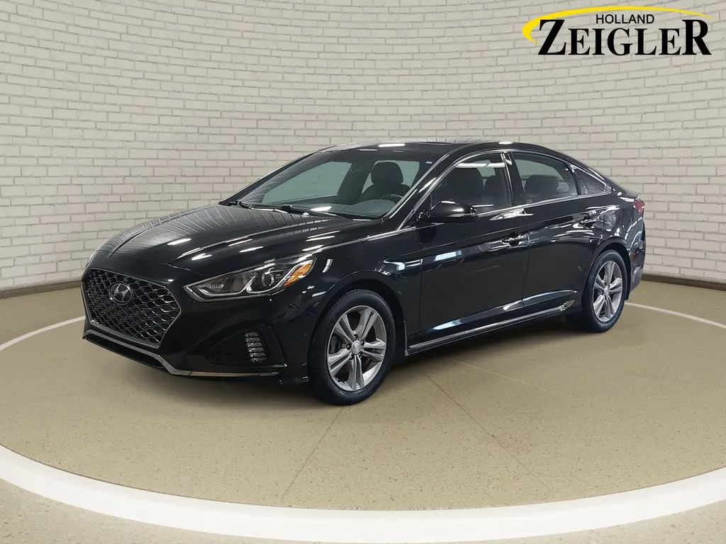 Black 2018 Hyundai Sonata Sport for sale in Holland, MI