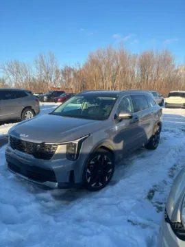 Silver 2024 Kia Sorento SX for sale in Holland, MI
