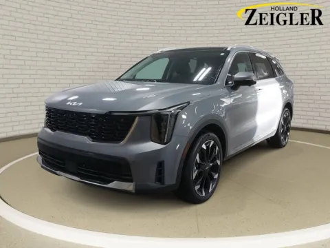 Silver 2024 Kia Sorento SX for sale in Holland, MI