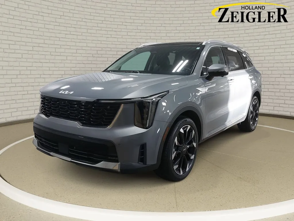 Silver 2024 Kia Sorento SX for sale in Holland, MI